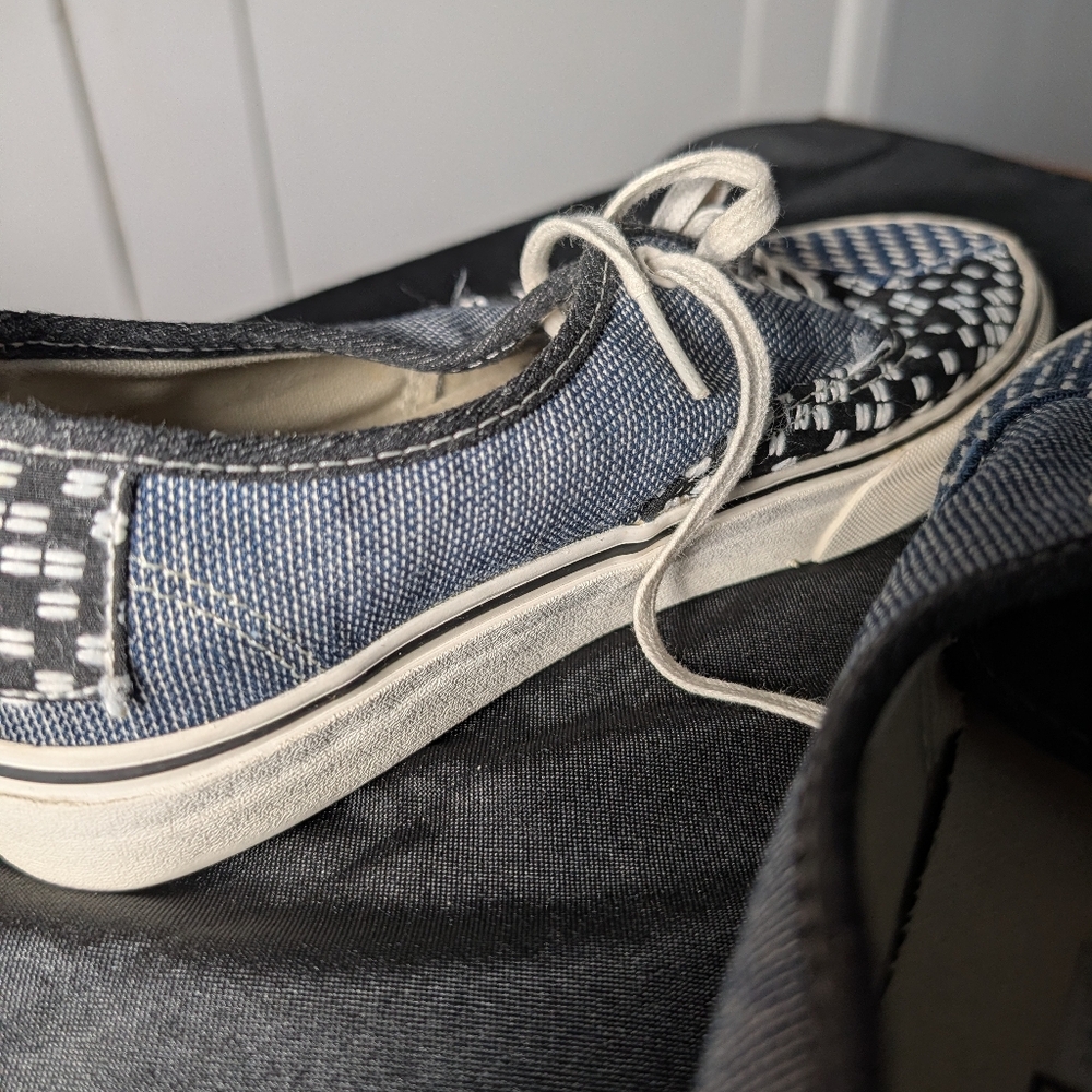 VANS Patchwork lace up Skate Shoes Men’s 7.5 Womens 9 - Picture 5 of 9
